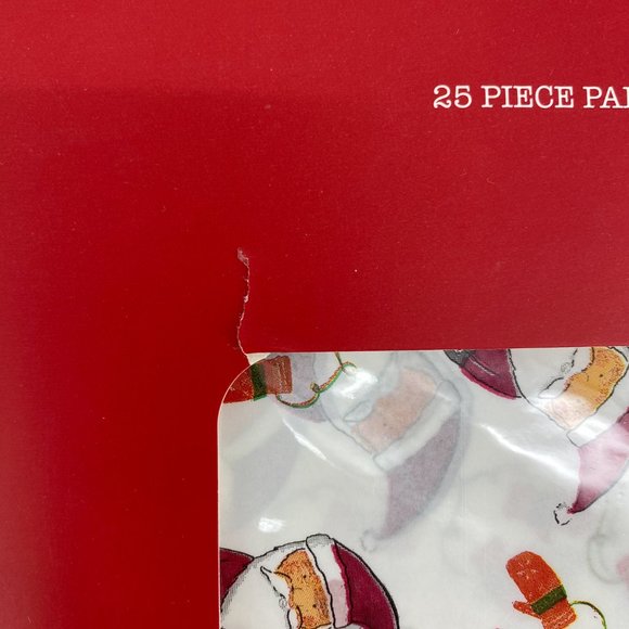 RAE DUNN. Santa Claus Ho. Ho. Ho. 25 Piece Parchment Paper Sheets - Picture 4 of 4